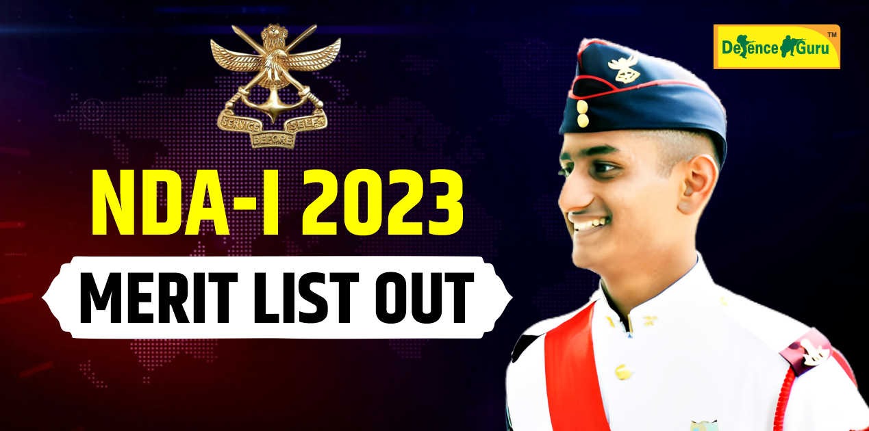 NDA-1 2023 Merit List Out - Download PDF 